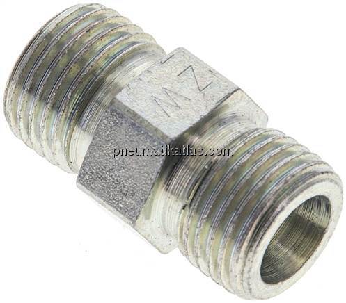 Gerade Schneidringverschraubung 8 S (M16x1,5), ohne Mutter & Schneidring, Stahl 