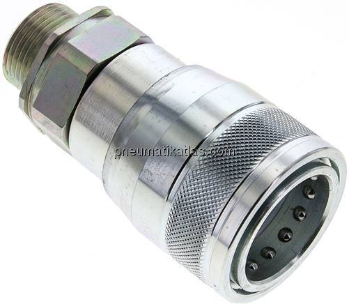 Steckkupplung ISO7241-1A, Muffe Baugr.6, 20 S (M30x2)