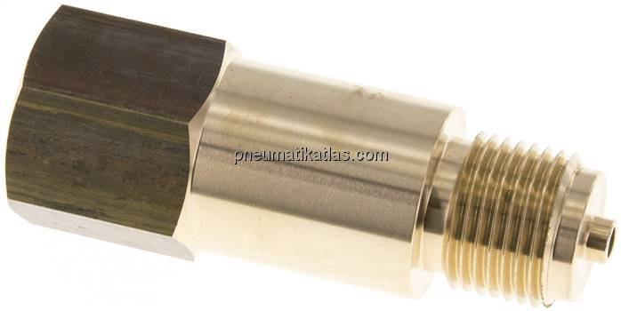 Mano.-Zwischenstück G 1/2"(AG)-G 1/2"(IG), Messing, 250 bar