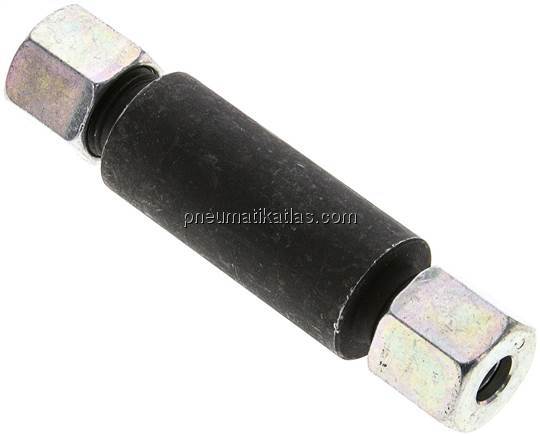 Schott-Anschweißverschraubung 8 S (M16x1,5), Stahl phosphatiert