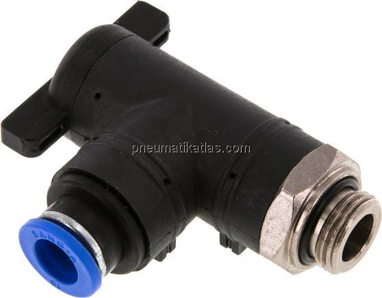 Winkel-Absperrhahn G 3/8"-10mm, IQS-Standard