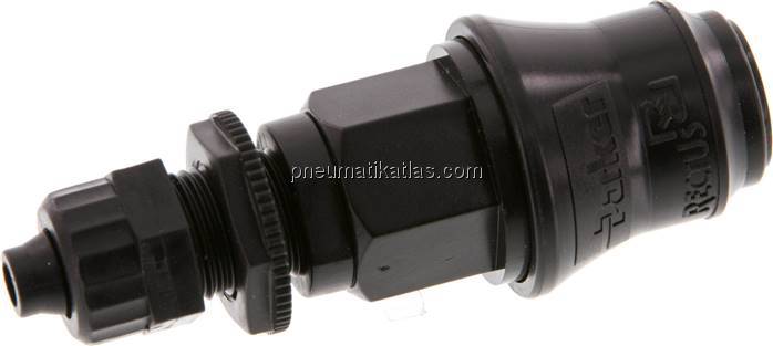 Schott-Kupplungsdose (NW5) 8x6mm Schlauch, POM