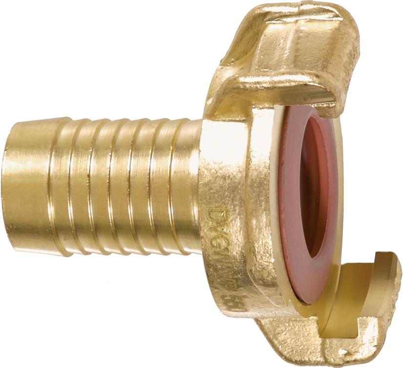 GEKA plus-Schlauchstück K, MS, 1", 25mm, DVGW, KTW BWGL, SB