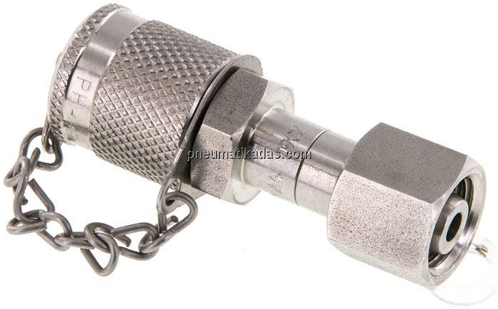 Messanschluss M16x2, 8 L-Dichtkegel, 1.4571