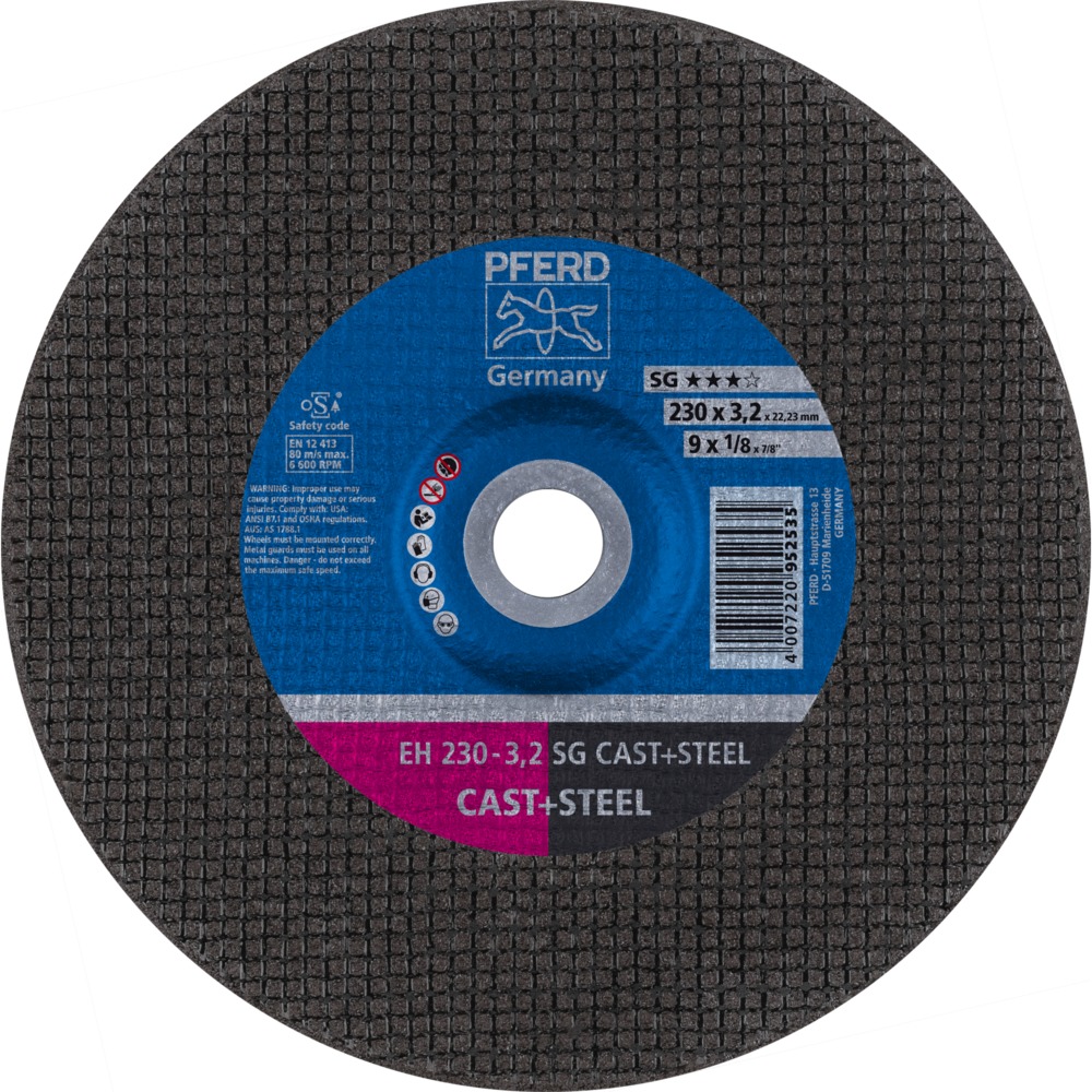 Trennscheiben EH 230-3,2 SG CAST+STEEL