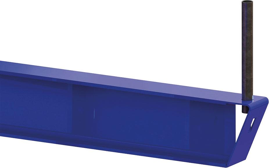 Steckbarer Abrolldorn für Kragarme