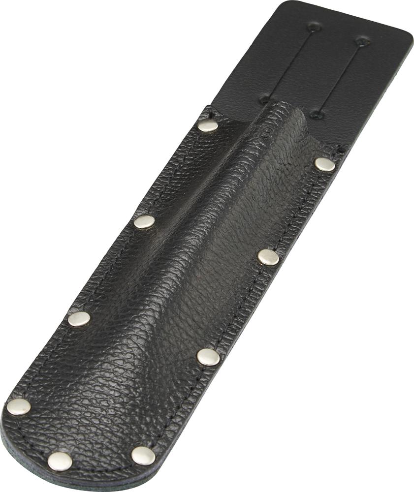 Messertasche Henrik, lang, schwarz