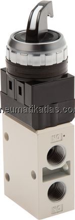 Exemplarische Darstellung: 3/2-Wege Drehschalterve