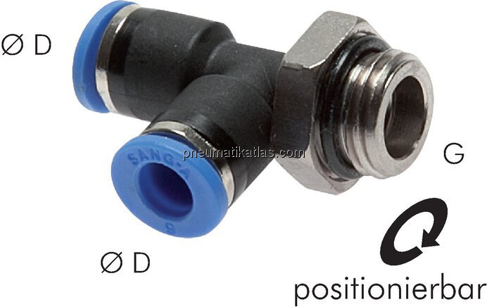 Exemplarische Darstellung: LE-Steckverschraubung m