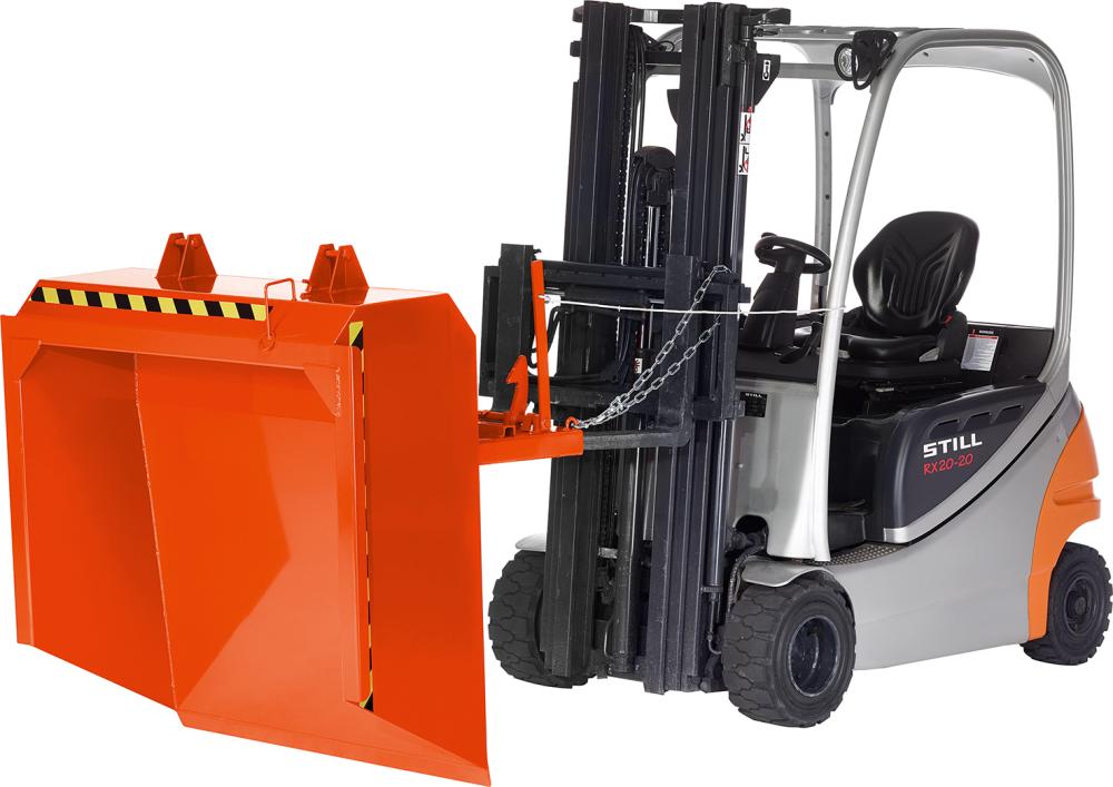 Staplerschauf. Typ RS-1501740x1900x750 2000kg Volumen 1,5m³ RAL 2004Reinorange