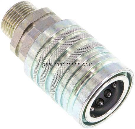 Steckkupplung ISO7241-1A, Muffe Baugr.3, 14 S (M22x1,5)