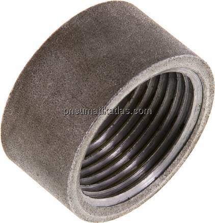 Anschweißmuffe Rp 1"-20mm, ST 37-2 (DIN2986-halb)