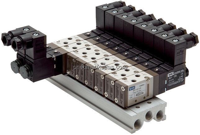 Exemplarische Darstellung: Mehrfachanschlussplatte