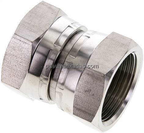 Gerader Verbinder 60°-Konus, G 1-1/4"-G 1-1/4", 1.4571