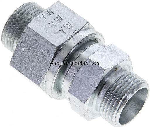 Hydraulik-Rückschlagventil 15 L (M22x1,5), ohne Mutter & Schneidring, Stahl verz