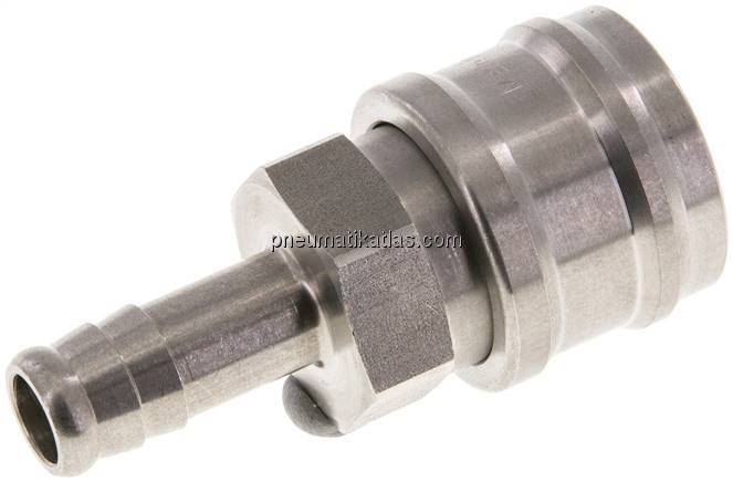 Kupplungsdose (NW7,2) 10mm Schlauch, Edelstahl