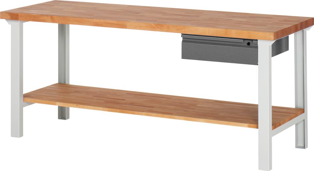 Werkbank Serie Basic 7 Modell 7001-7 B2000xT700xH840mm RAL7035/7016