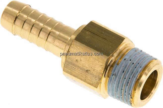 Gewindetülle, drehbar R 3/8"-9 (3/8")mm, Messing, PN 12