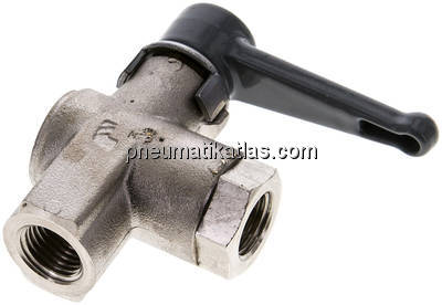 Messing-Winkelkugelhahn, G 1/4", PN 20