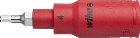 Schraubendrehereinsatz 3/8" Innensechskant VDE 8x75mm Wiha