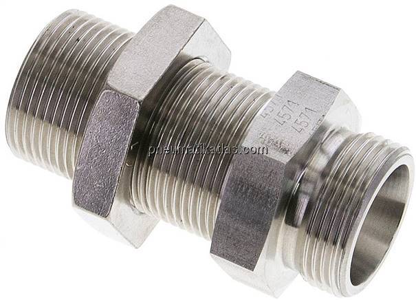 Schott-Schneidringverschraubung 18 L (M26x1,5), ohne Mutter & Schneidring, 1.457