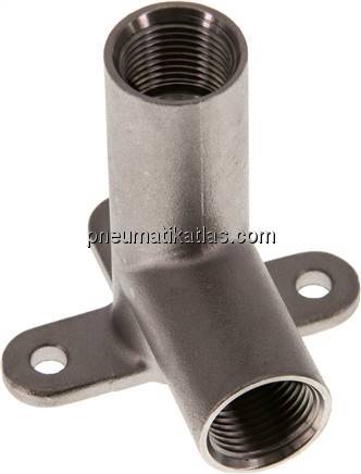 Wanddose 2 x G 3/8" (IG), 1.4408