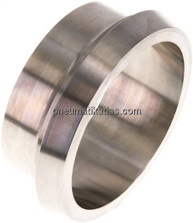 Kegelstutzen (Milchgewinde) 100mm Kegel-85,0mm, 1.4404