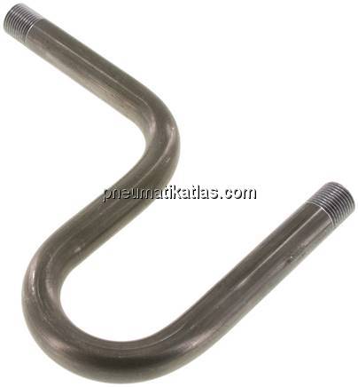 Wassersackrohr U-Form(ST 35.8) G 1/2" (AG)-G 1/2" (AG)