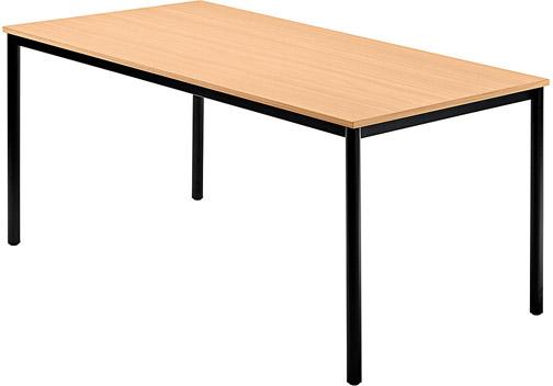 Besprechungstisch 160x80 Buche/schwarz