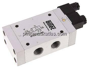 3/2-Wege Magnetventil, G 1/2", Federrückstellung (NO), 24 V DC, Standard