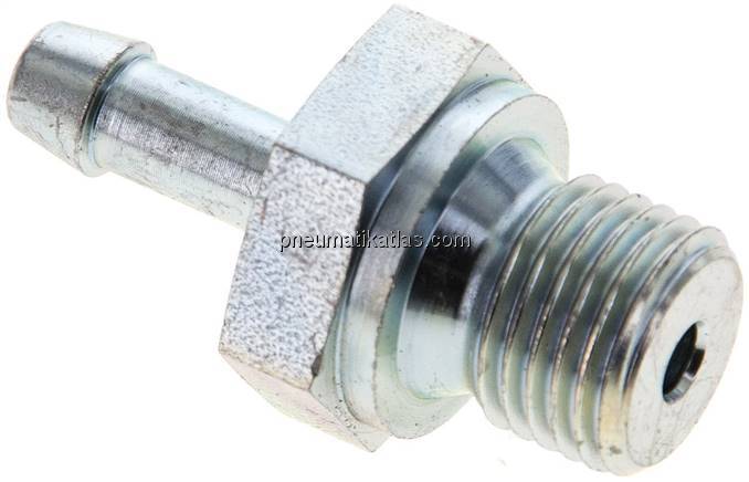 Schlauchnippel G 1/4" AG (Dichtkante), 5 - 6mm