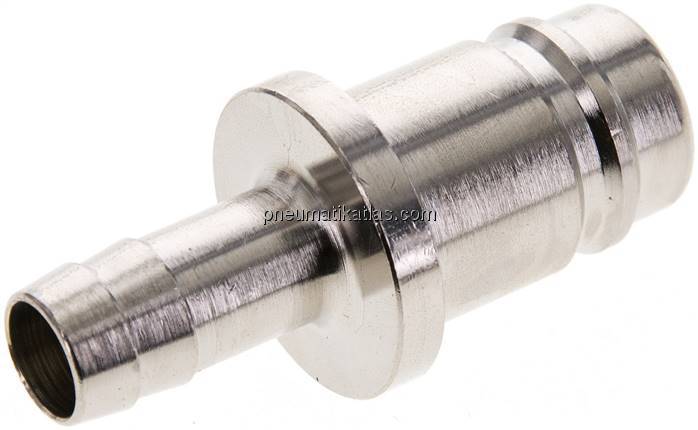 Kupplungsstecker (NW15) 13 (1/2")mm Schlauch, Messing vernickelt