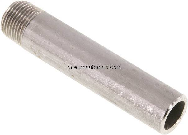 Anschweißnippel R 3/8"-80mm-17,2mm, 1.4571