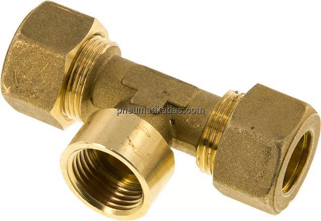 T-Klemmringverschraubung G 1/2"-16 (M22x1,5)mm, Messing