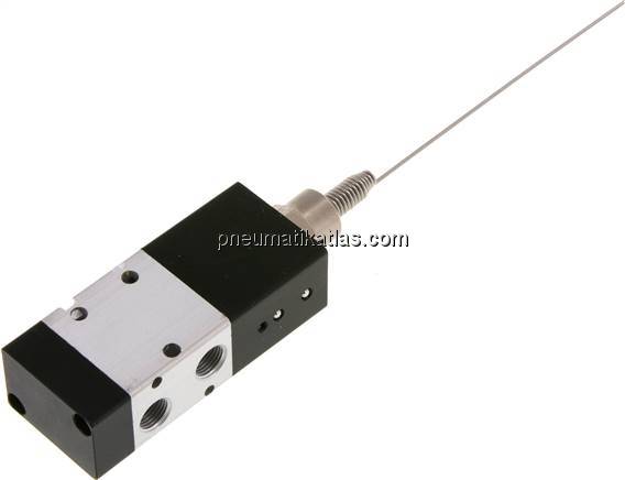 Federstabventil, 3/2-Wege (NC), G 1/8"