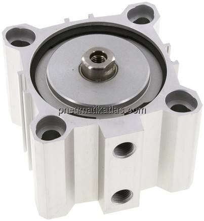 Kurzhubzylinder, einfachwirkend, Kolben 80mm, Hub 25mm