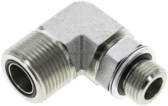 ORFS-Winkeleinschraubverschraubung UN 1-3/16"-12-G 1/2"