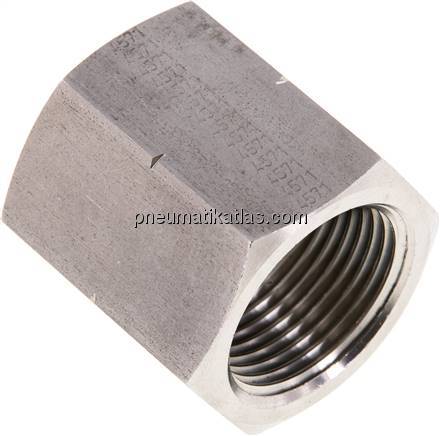 Hochdruck-Muffe NPT 1"-NPT 1", V4A