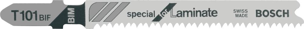 Stichsägeblatt T 101 BIF Bosch VE à 5 Stück Special for Laminate