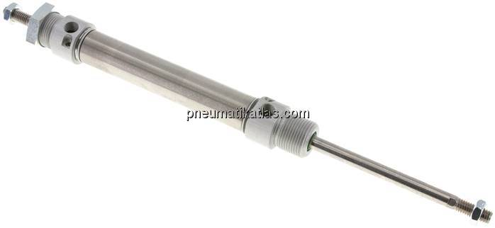 ISO 6432-Zylinder, doppeltwirkend, Kolben 20mm,Hub 80mm