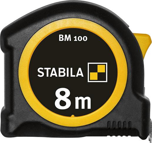 Taschenbandmaß BM 100 8mx25mm Stabila