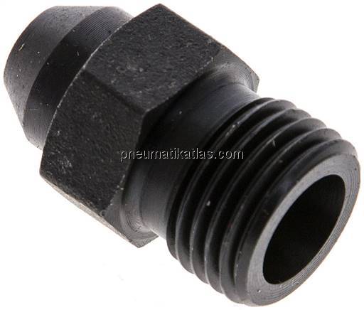 Gerade Anschweißverschraubung 8 S (M16x1,5), ohne Mutter & Schneidring, Stahl ph