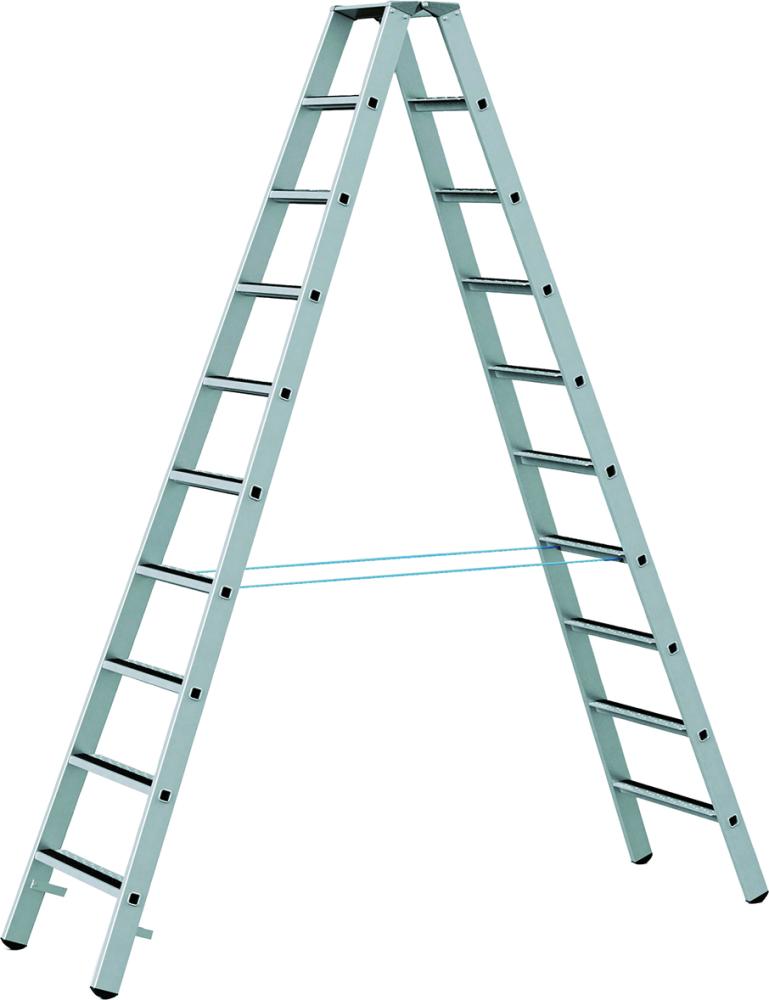 Stufenleiter R13step B 2x16 Stufen Leiterlänge 4,51 m Arbeitshöhe 5,70 m