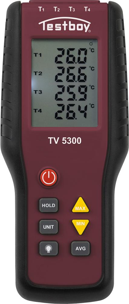 Vier-Kanal-Thermometer Testboy TV 5300