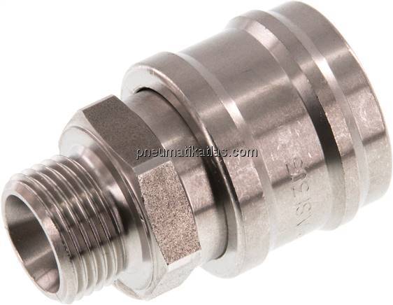 Kupplungsdose (NW7,2) G 3/8"(AG), Edelstahl