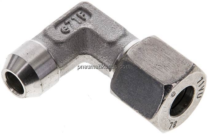 Winkel-Anschweißverschraubung 8 L (M14x1,5), 1.4571