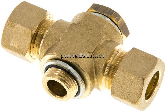 T-Klemmringverschraubung G 3/8"-14 (M20x1,5)mm, Messing