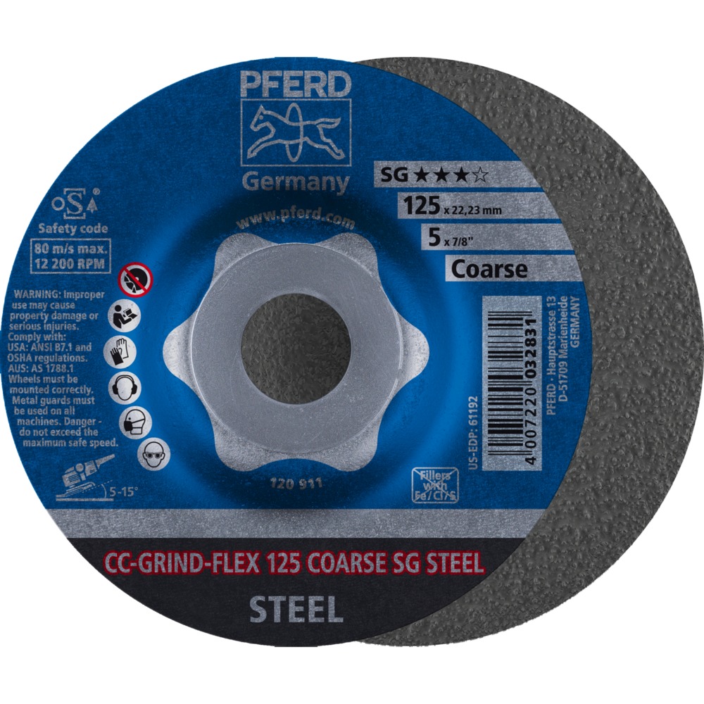 CC-GRIND (inkl. SOLID, FLEX, STRONG) CC-GRIND-FLEX 125 SG STEEL COARSE