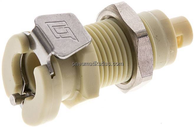 Schott-Kupplungsdose (MC) mit Schlauchtülle, Polypropylen (beige)