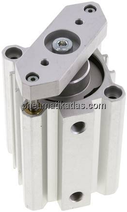 Kurzhubzylinder, verdrehgesichert, 50,Hub 50mm